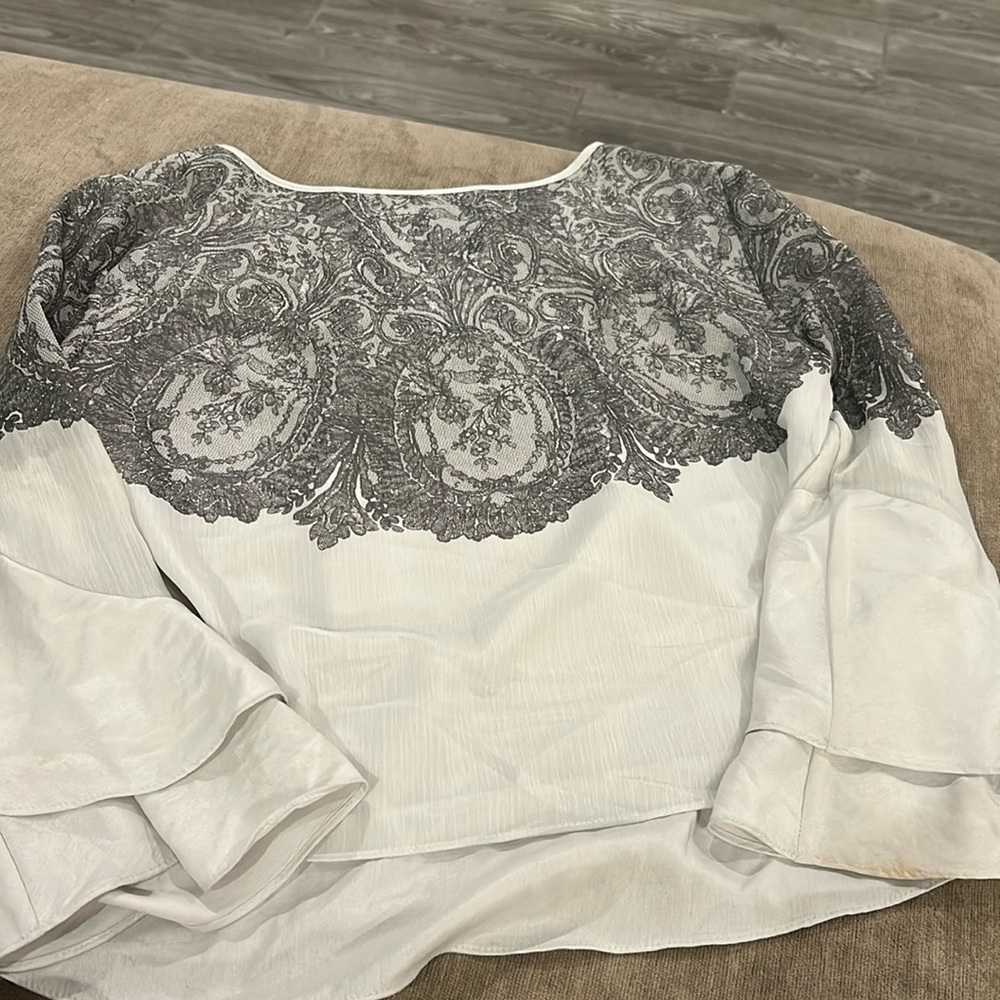 BCBGMAXAZRIA  Hanelli Blouse Size Small - Picture 2 of 6